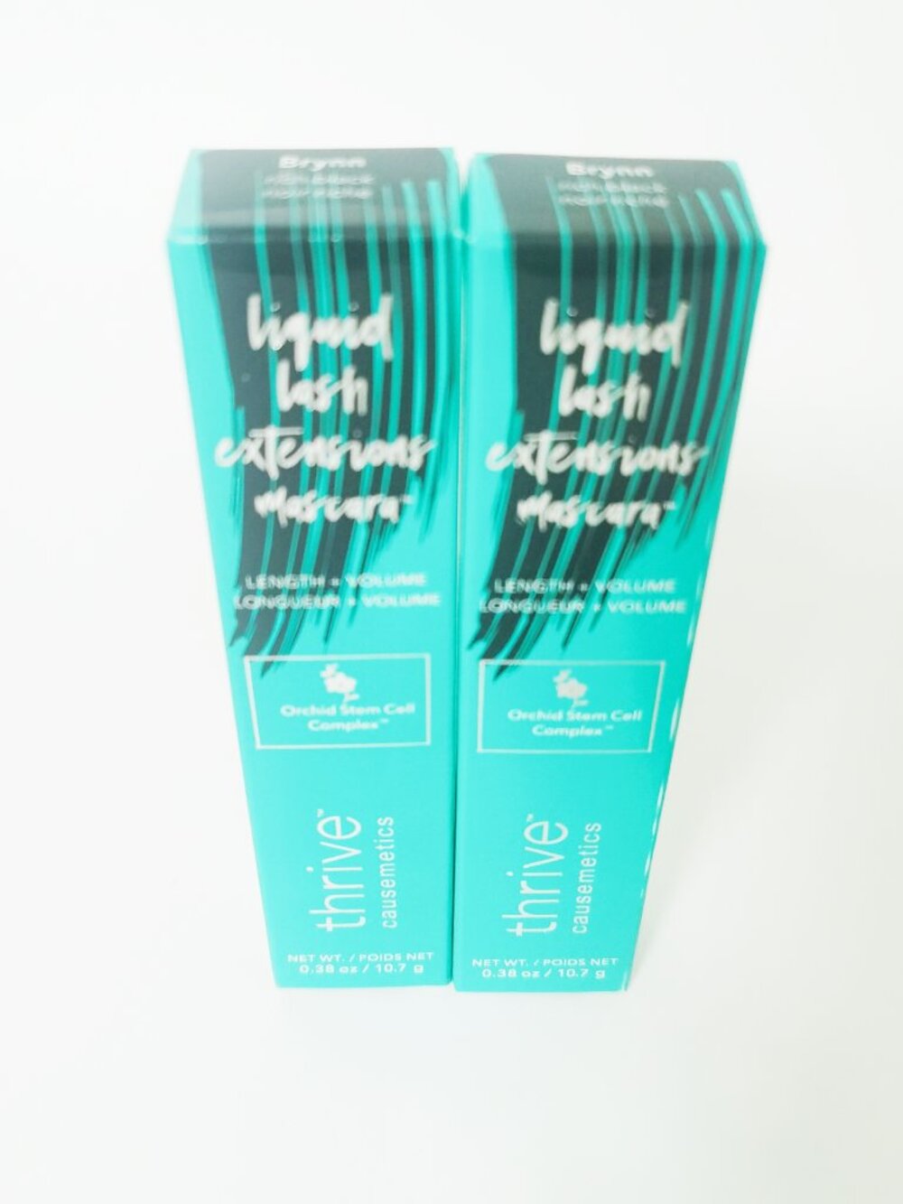 Mascara 2pcs Thrive Causemetics Black Liquid lash Extensions Brynn Full Size New